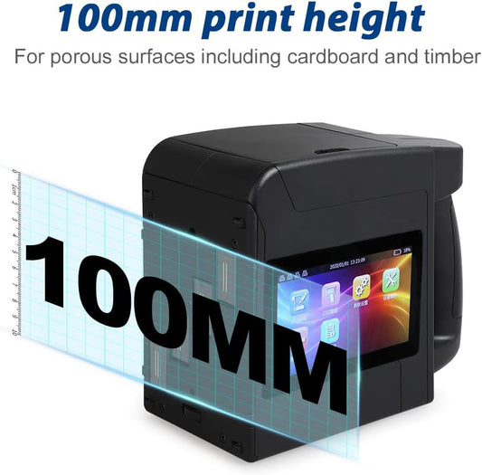 100mm Large Character Handheld Inkjet Printer